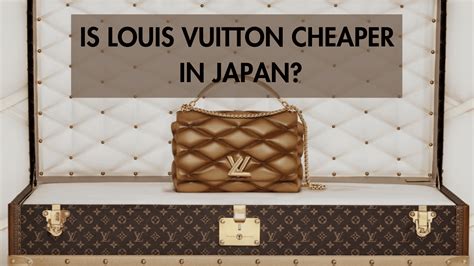 are louis vuitton cheaper in japan|louis vuitton coin price in japan.